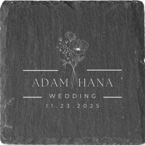 Wedding Gift Favor Coaster Bulk Order - as low as $2.99 each