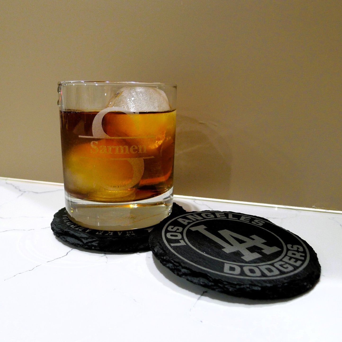 Custom Engraved Dalwhinnie Whiskey Glass – 11 oz Standard Rocks Glass