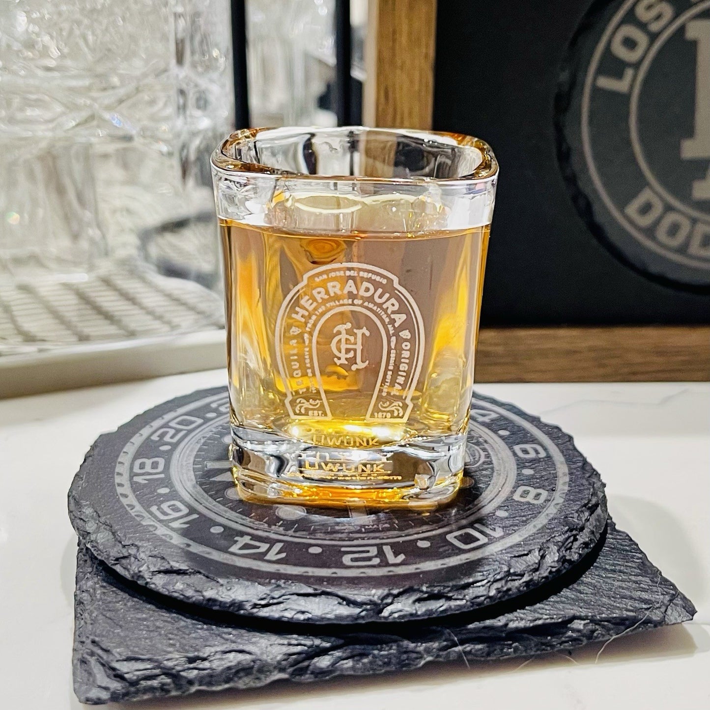 Custom Engraved Herradura Tequila Shot Glass – 2.2 oz Capacity NEW