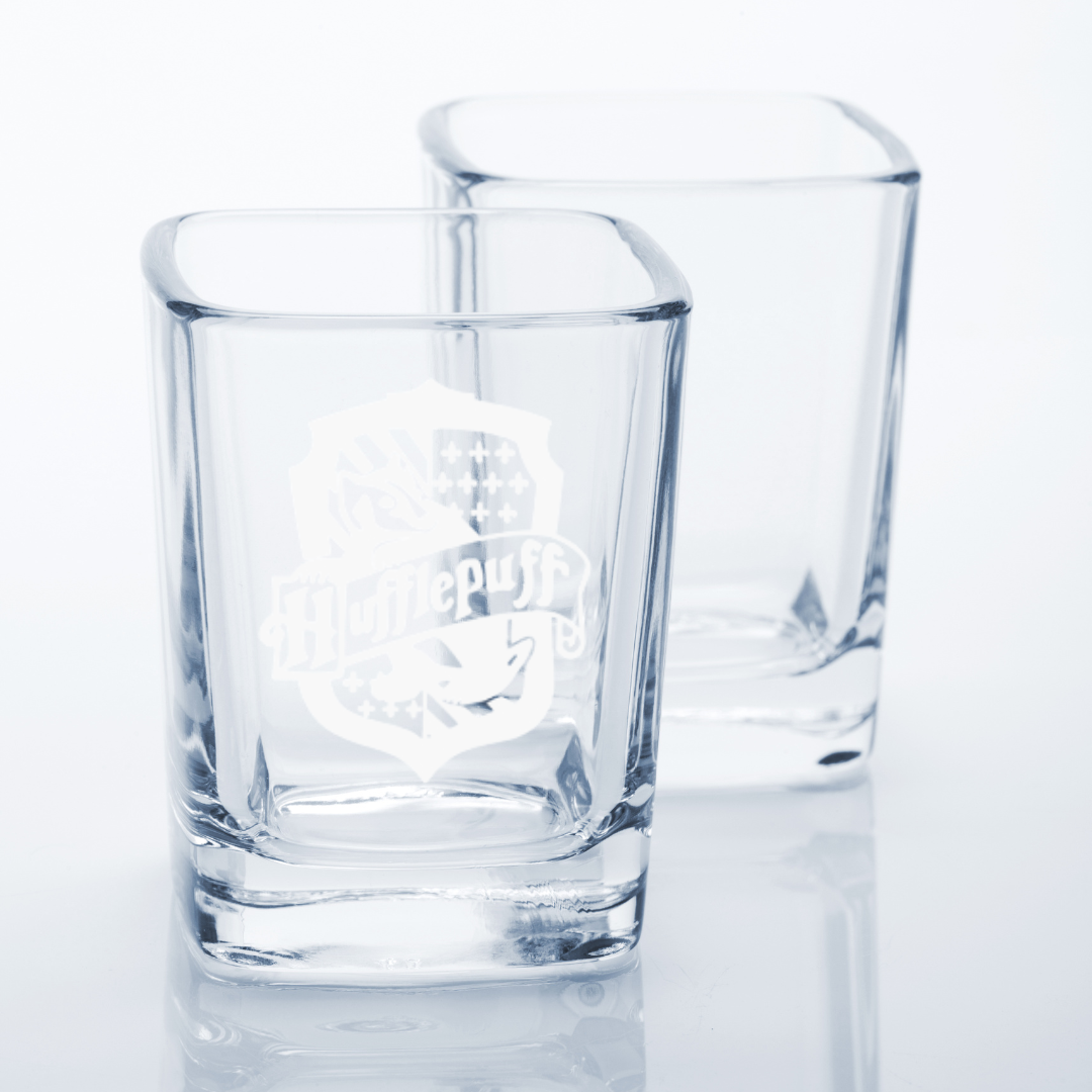 Harry Potter House Hufflepuff Square Shot Glass – 2.2 oz Capacity