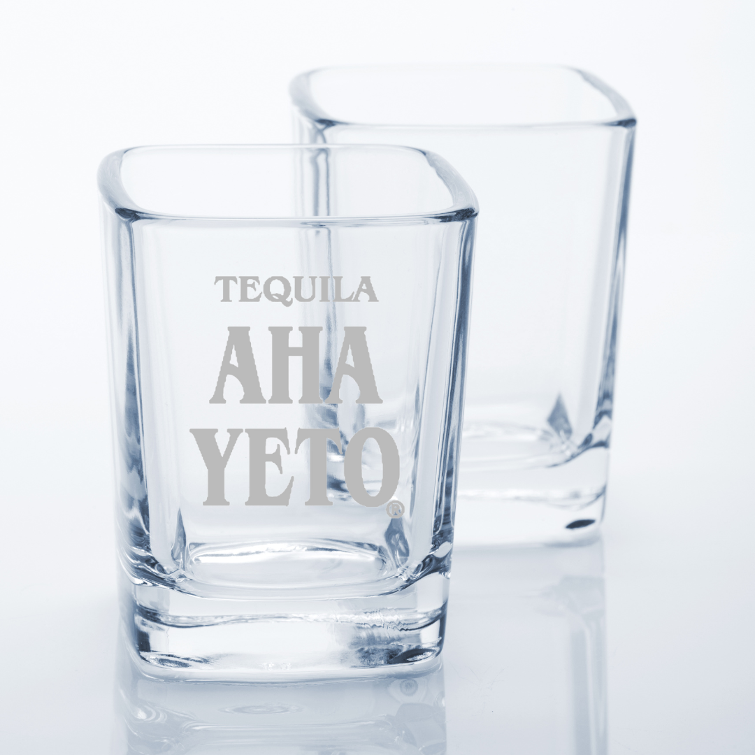 Custom Engraved Aha Yeto Shot Glass – 2.2 oz Square Shot Glass NEW