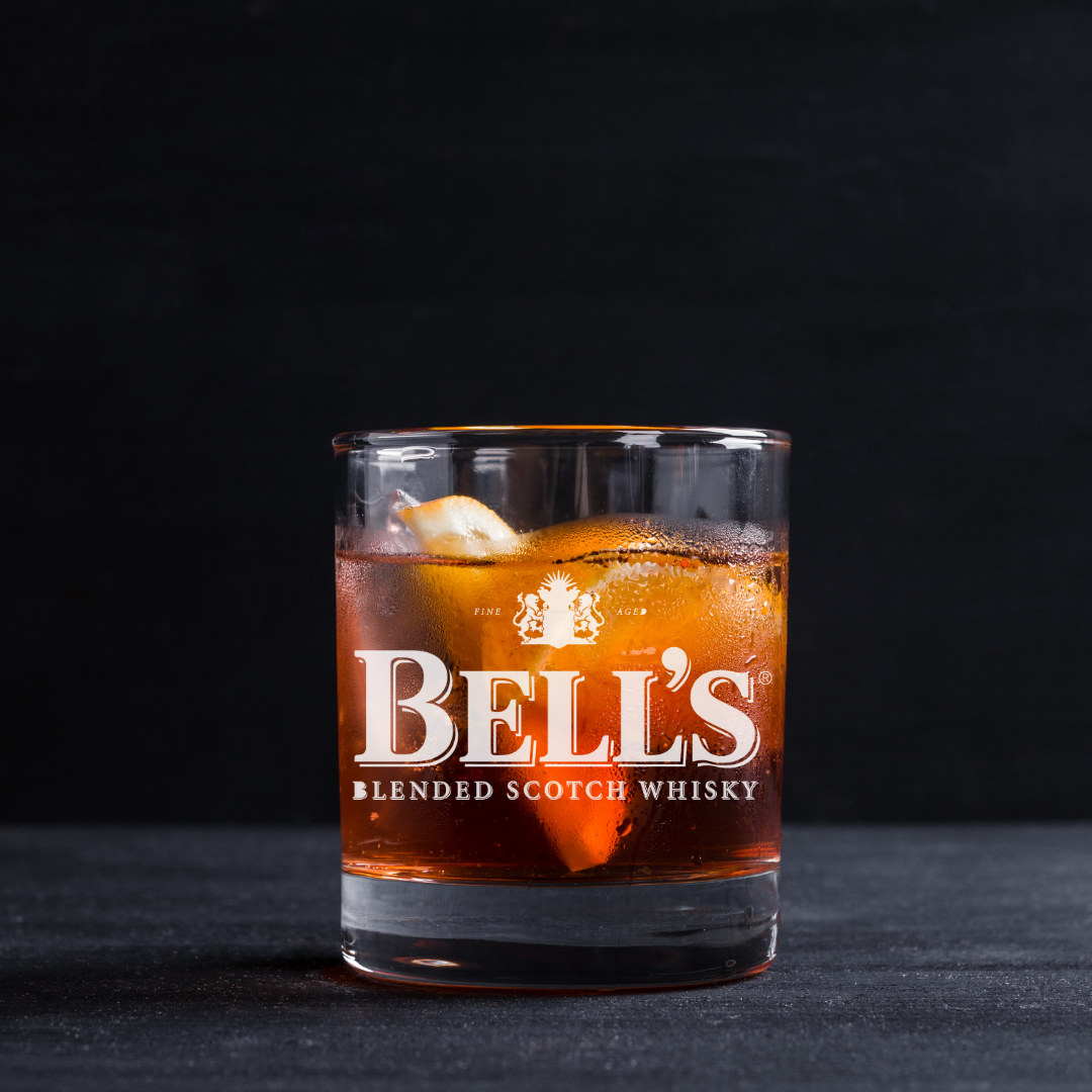 Bells Original Blended Scotch Whisky Collectables Glass 11oz