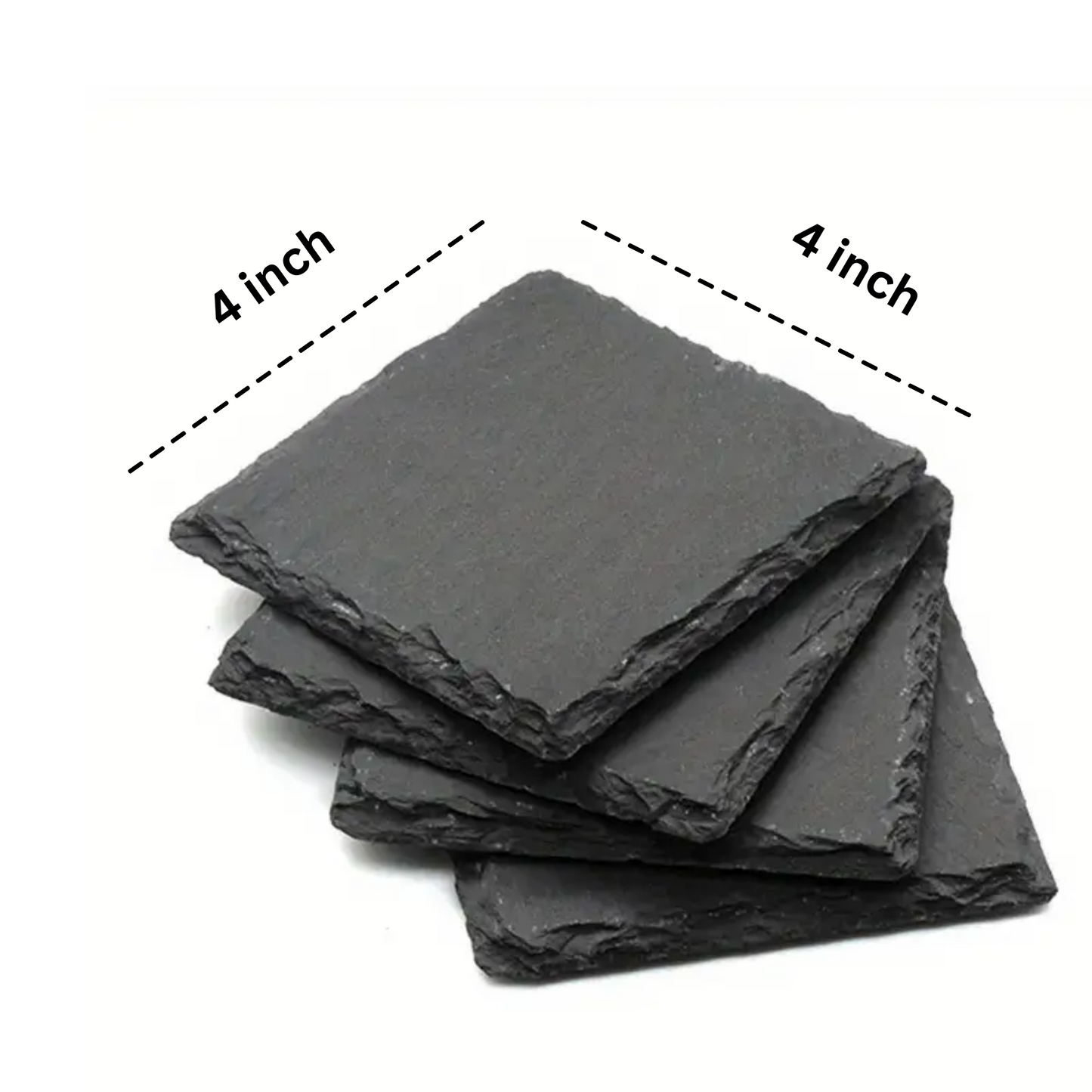 Custom Slate Coasters Business Promotion Marketing Item Restaurant and Bar Coaster Premium Customer Gifting