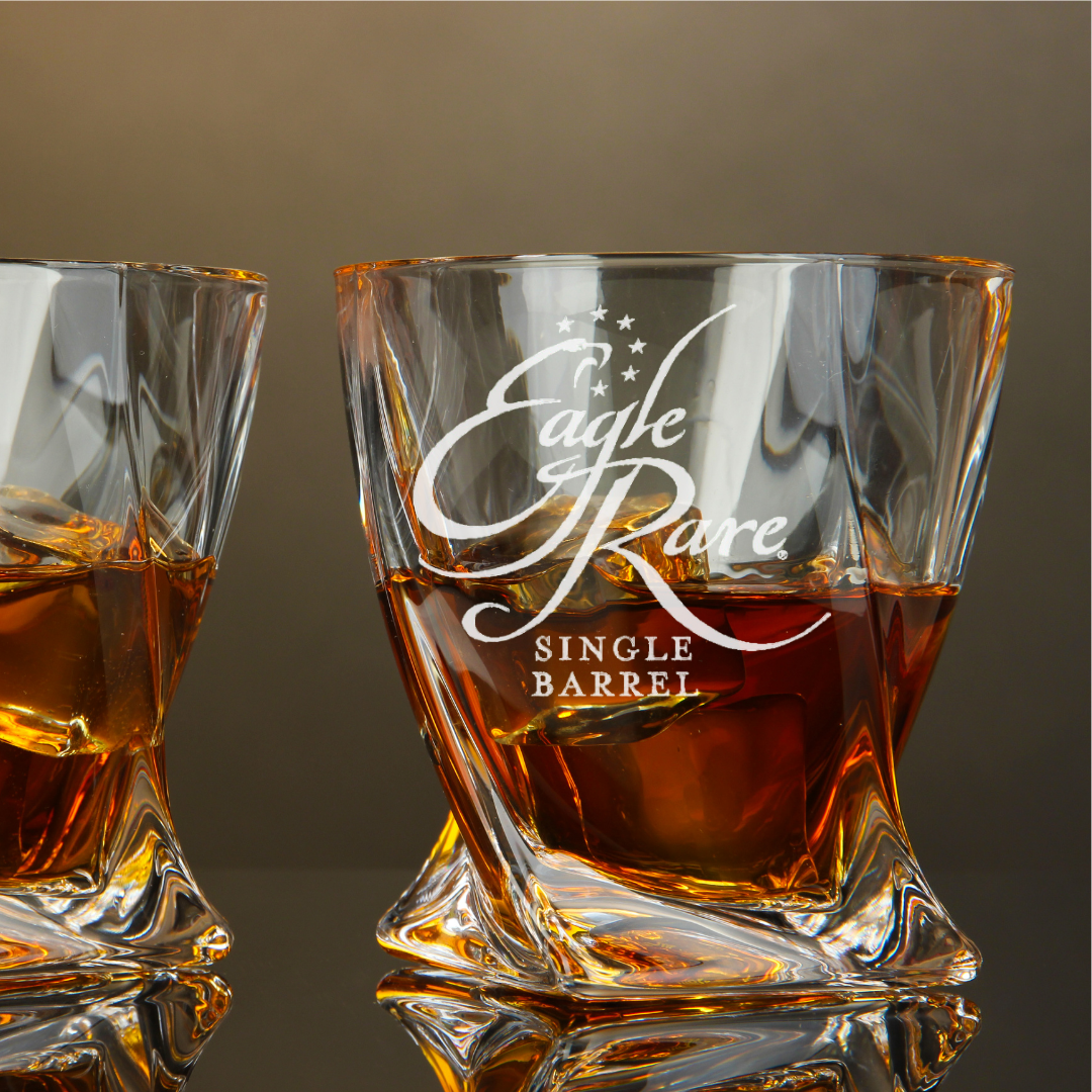 Eagle Rare Bourbon Twisted Whiskey Glass 10oz