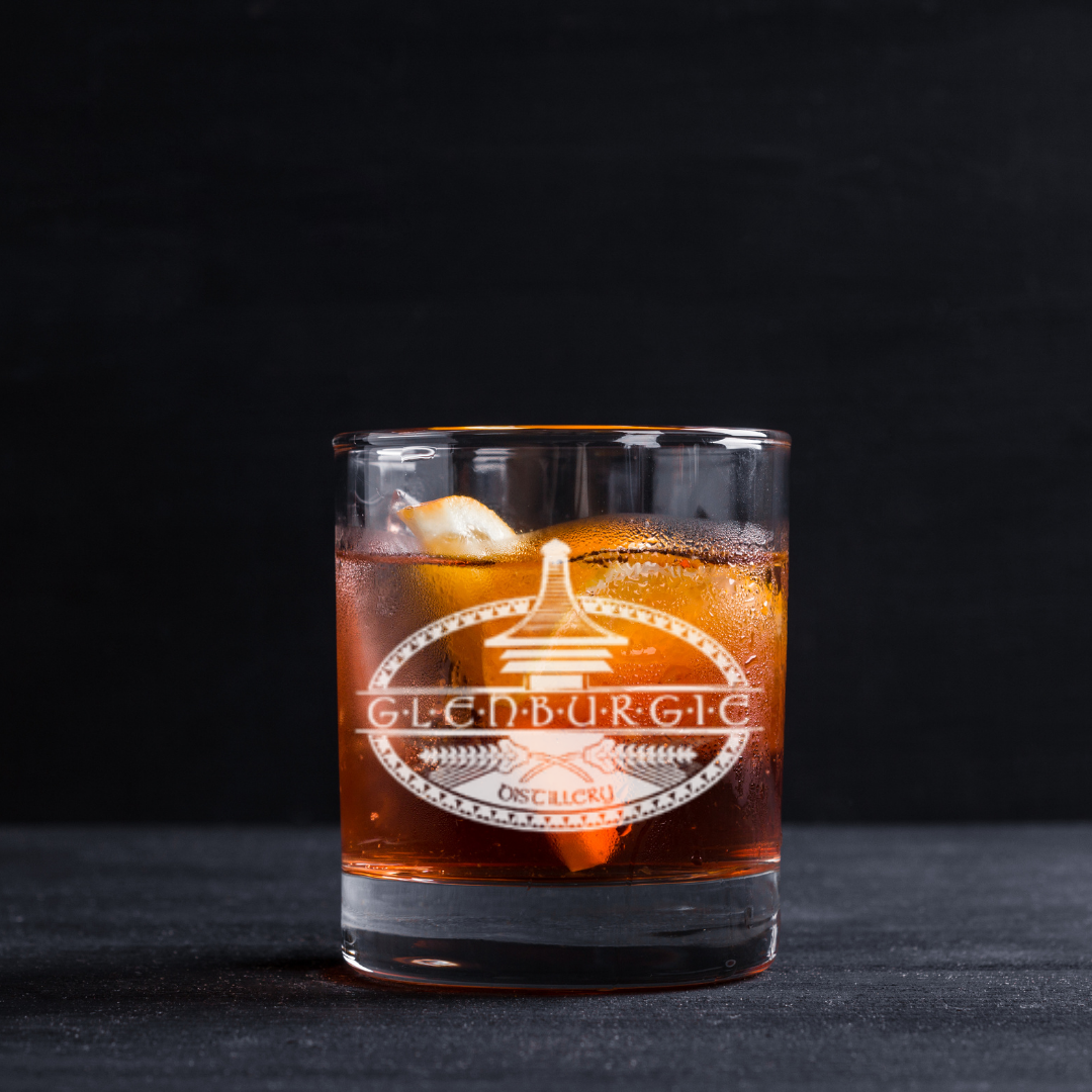 Glenburgie Single Malt Scotch Whisky Collectables Glass 11oz