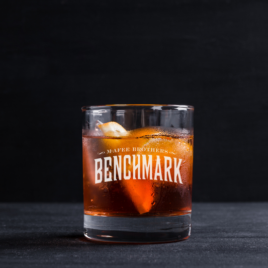 Benchmark Bourbon Whiskey Collectables Glass 11oz