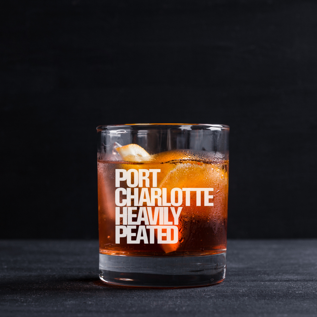 Port Charlotte Peated Islay Single Malt Whisky Collectables Glass 11oz