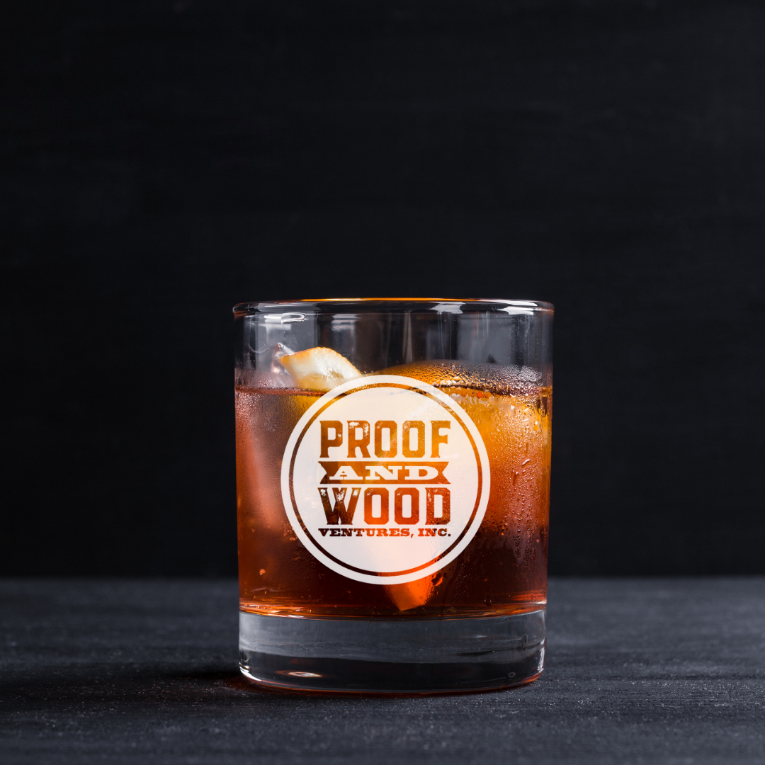 Proof and Wood Whiskey Collectables Glass 11oz