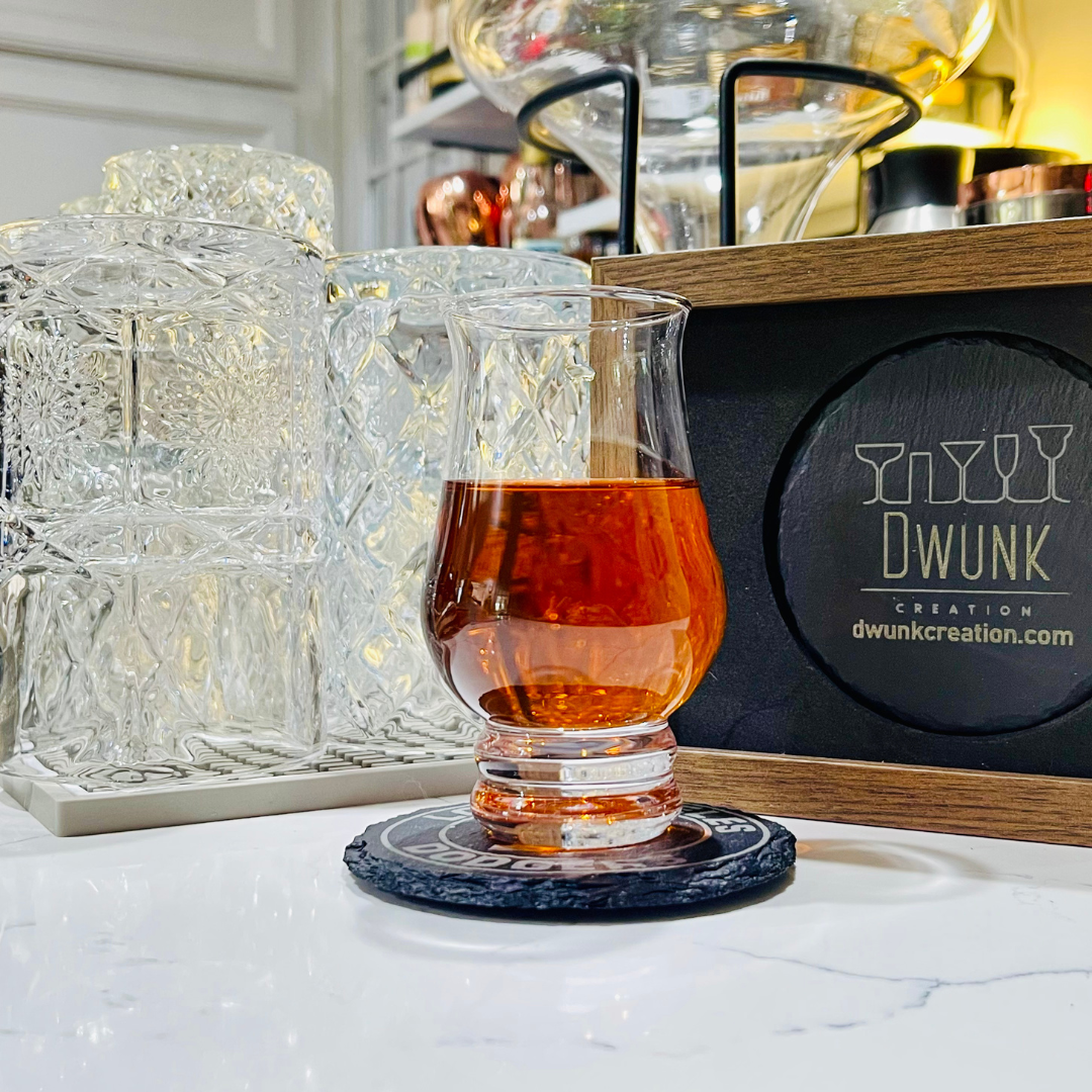 Made-to-Order Custom Engraved Premium Tulip Tasting Glass 8oz – Your Logo