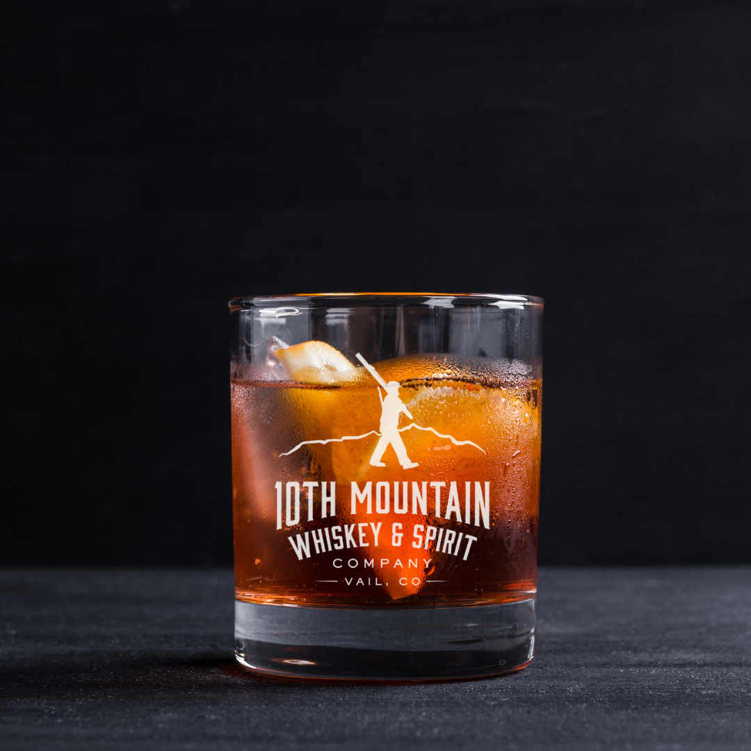 10th Mountain Bourbon Collectables Glass 11oz