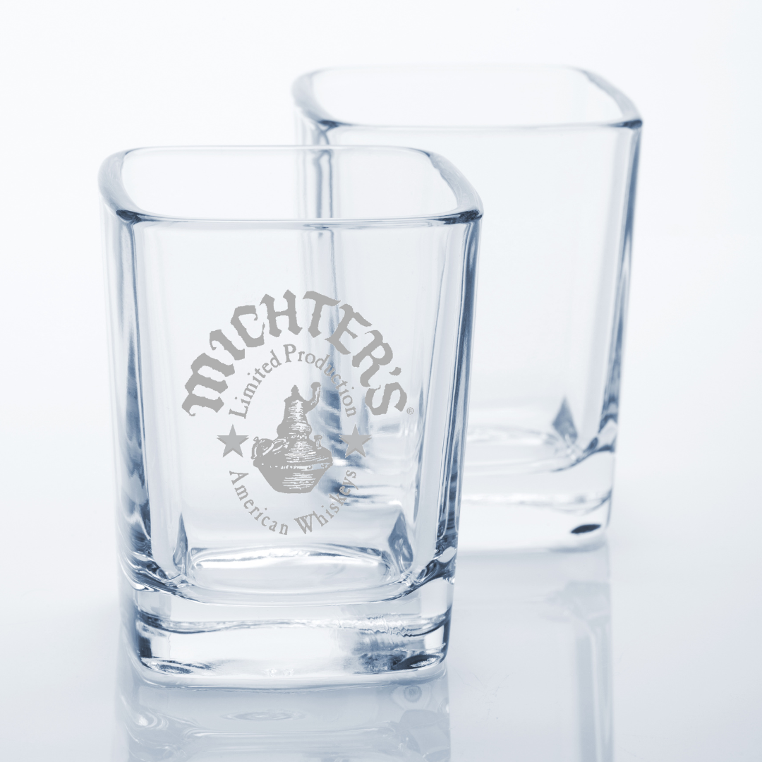 Custom Engraved Michter's Whiskey Shot Glass – 2.2 oz Square Shot Glass
