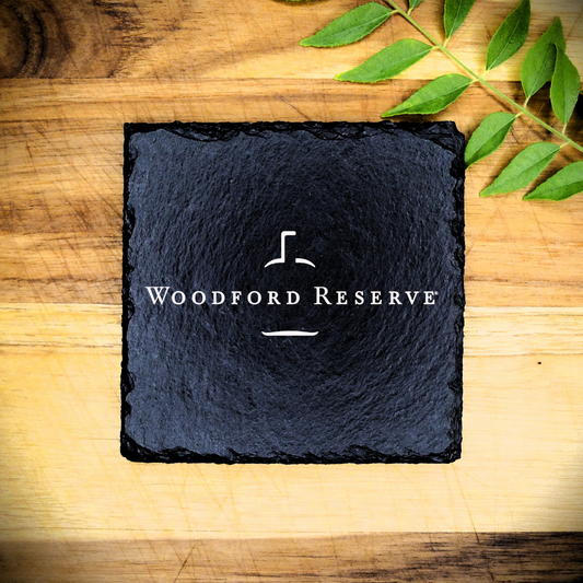 Woodford Reserve Bourbon Slate Coaster Brand New Handcrafted Laser Engraved