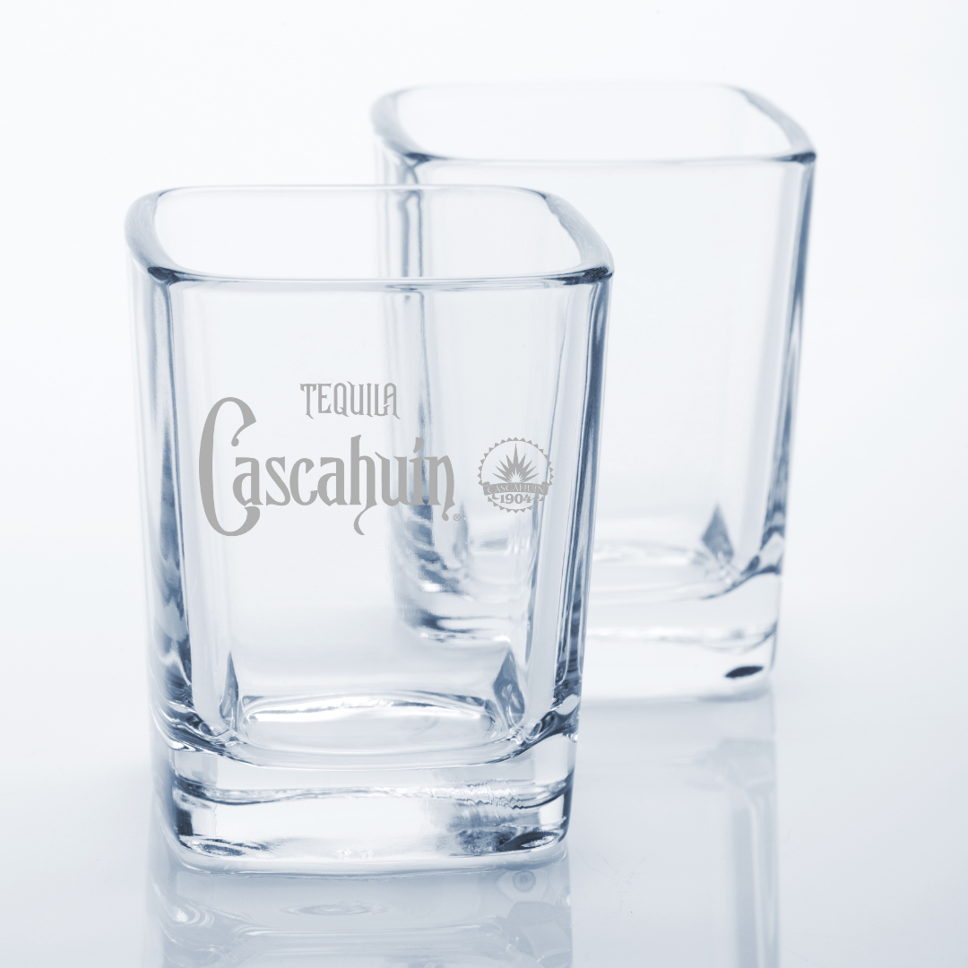 Custom Engraved Cascahuin Shot Glass – 2.2 oz Square Shot Glass