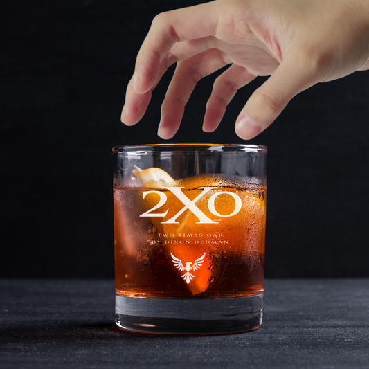 Custom Engraved 2XO Whiskey Glass – 11 oz Standard Rocks Glass