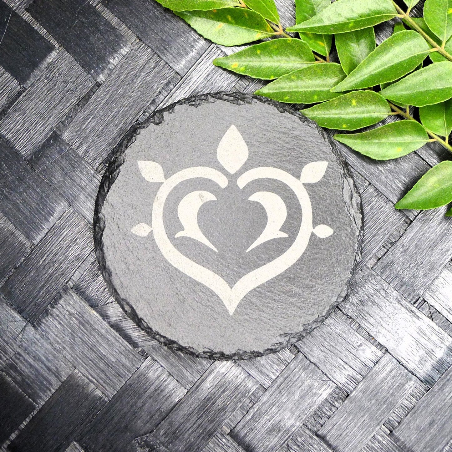 Genshin Impact Archon Slate Coaster Set of 8 Elemental Inspired Gaming Gear