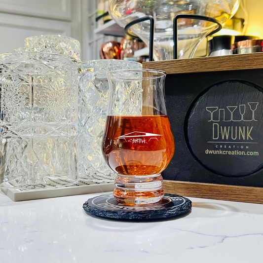 Custom Engraved Cyber Truck Tasting Glass – 8 oz Premium Tulip
