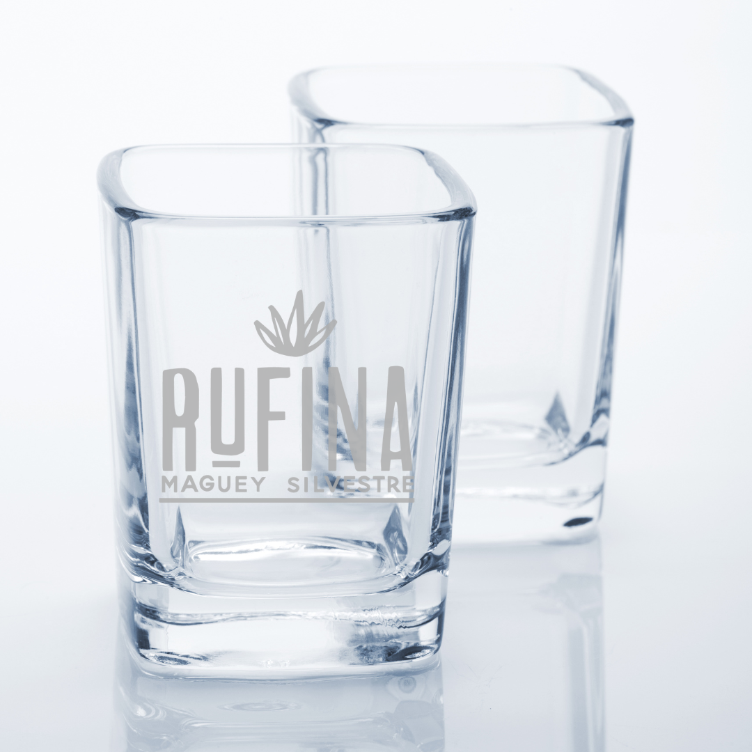 Custom Engraved Rufina Maguey Silvestre Shot Glass – 2.2 oz Square Shot Glass