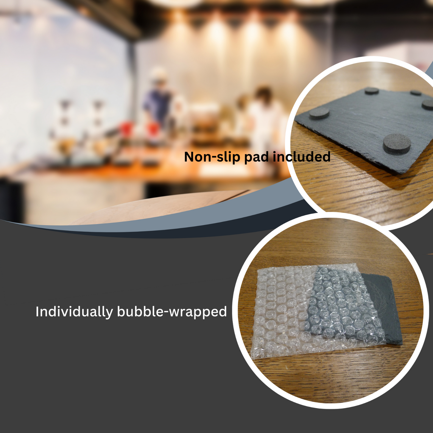 New Handcrafted Laser Engraved E.H. Taylor Bottled in Bond Round Slate Coaster