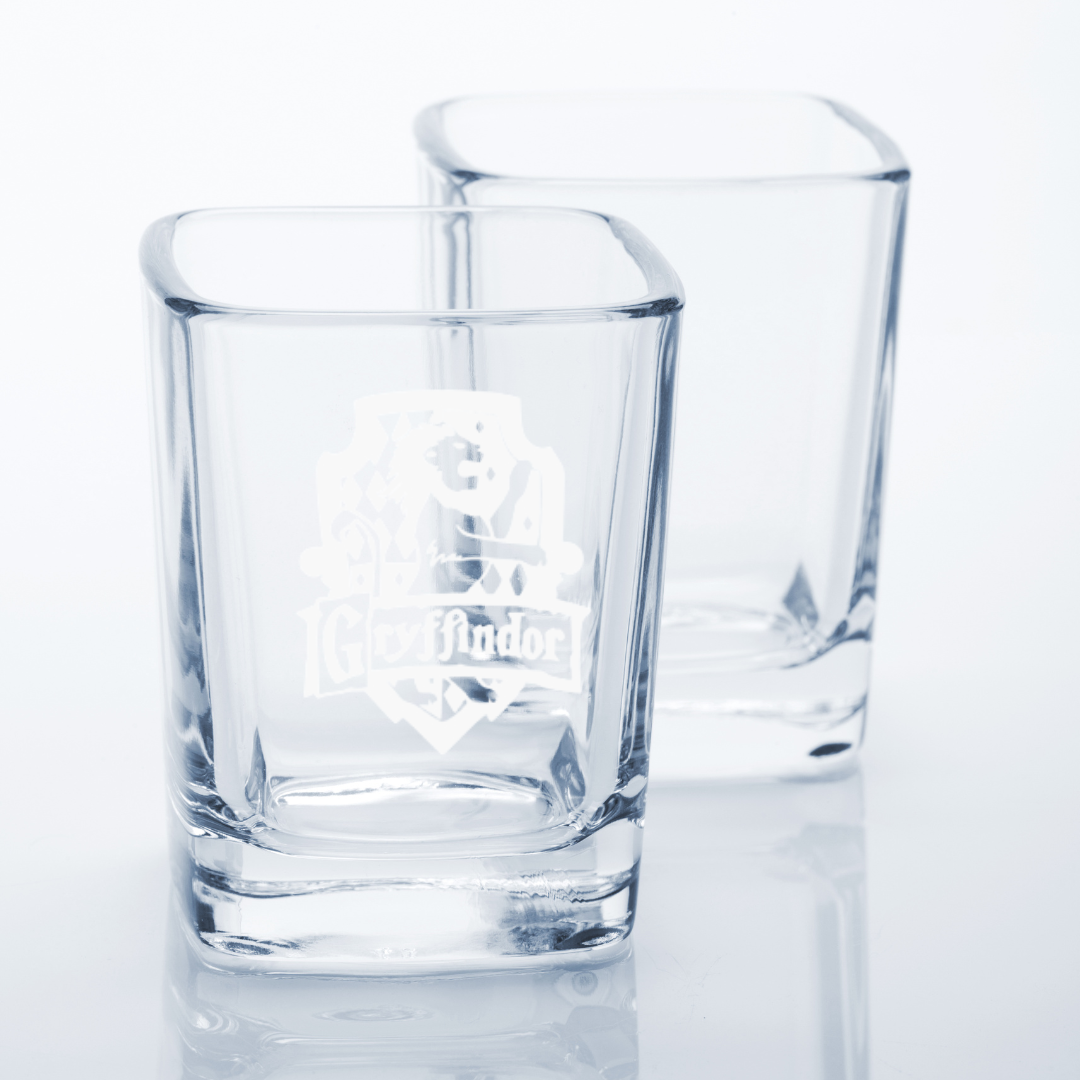 Harry Potter House Gryffindor Square Shot Glass – 2.2 oz Capacity