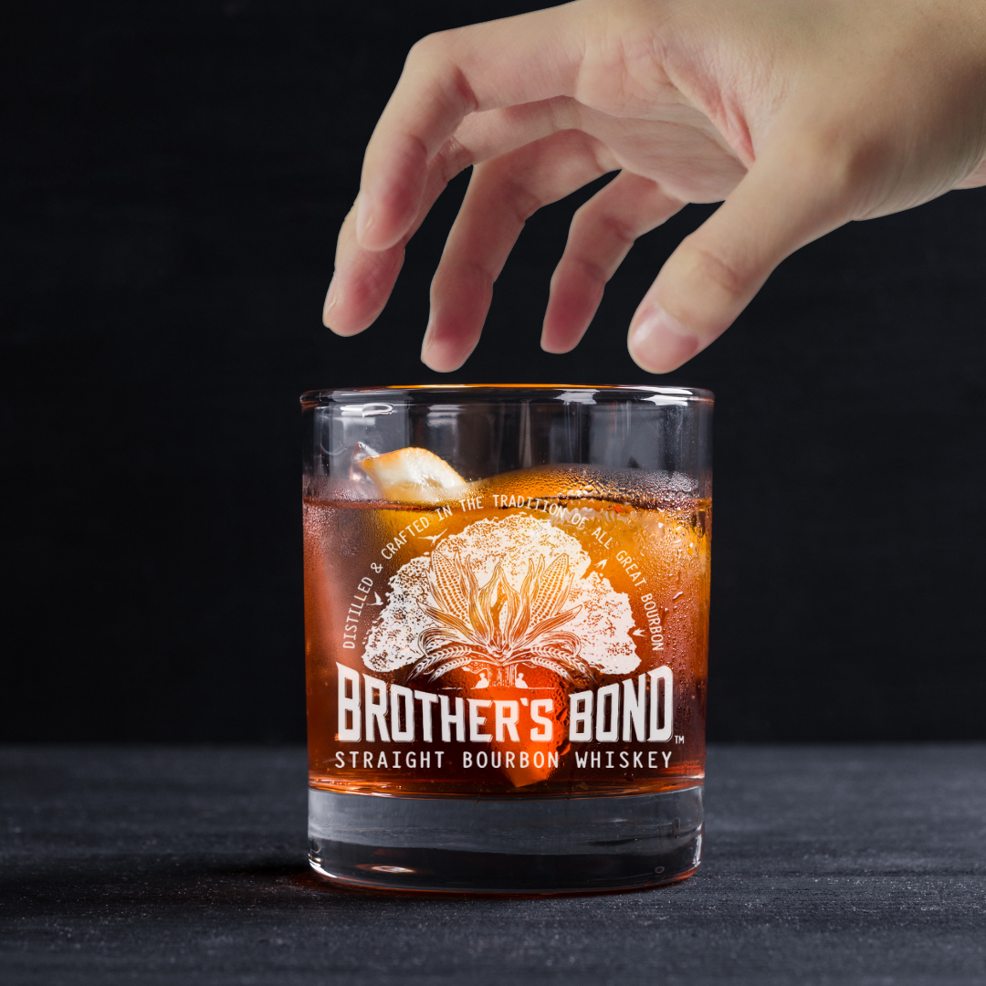 Custom Engraved Brother's Bond Whiskey Glass – 11 oz Standard Rocks Glass