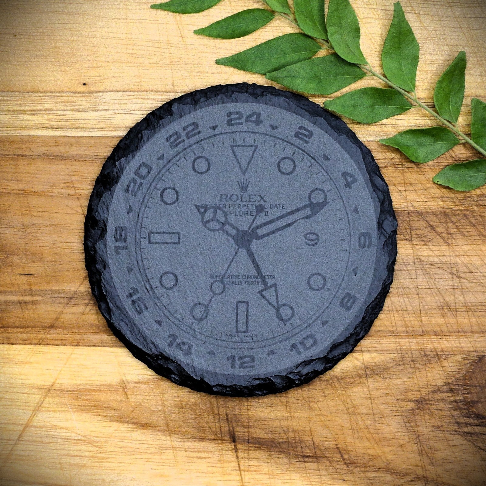 Rolex Polar Explorer II 216570  Slate Coaster Brand New Hand Made Laser Engraved