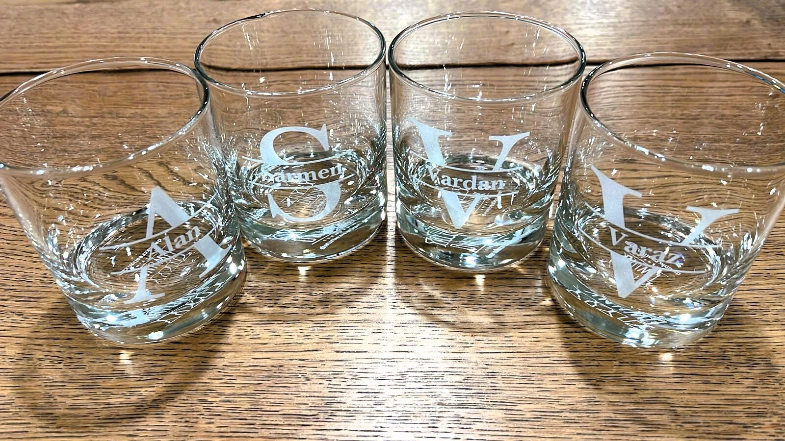 Custom Engraved Whiskey Glass 11 oz Personalized Gift Bourbon Scotch Cocktail