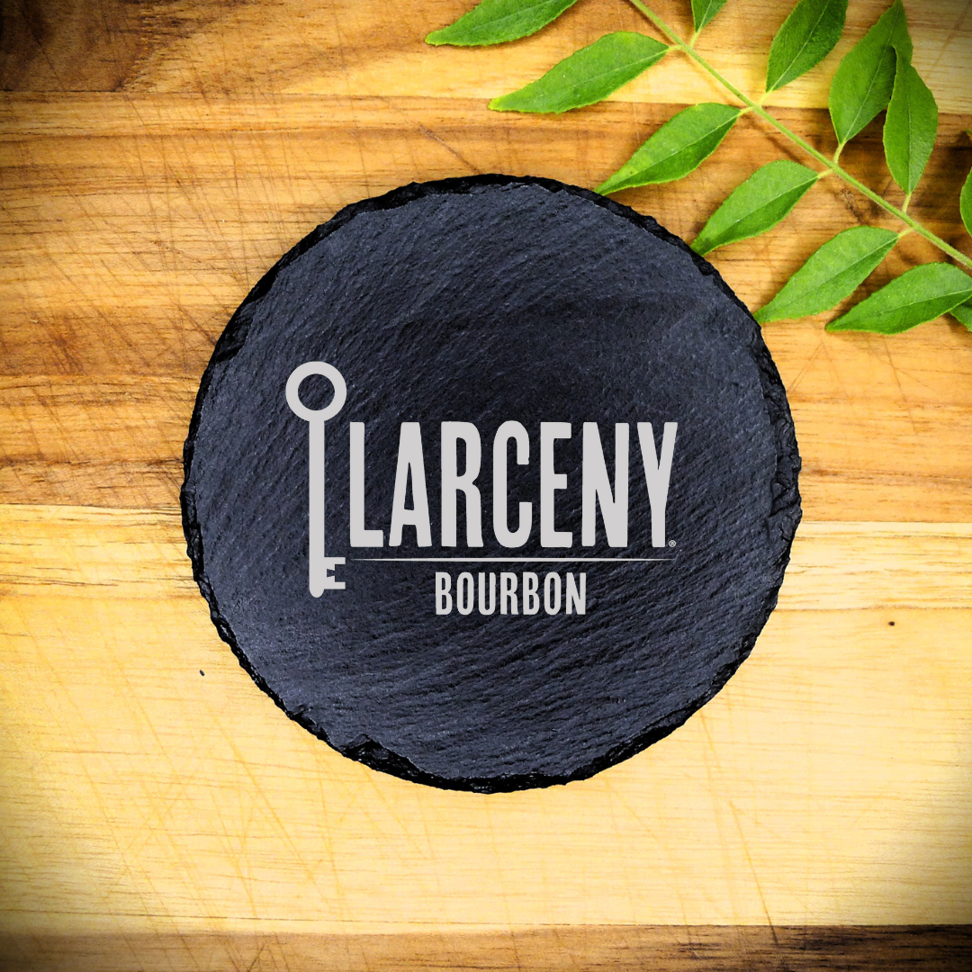 Larceny Bourbon Whiskey Slate Coaster Brand New Handcrafted Laser Engraved