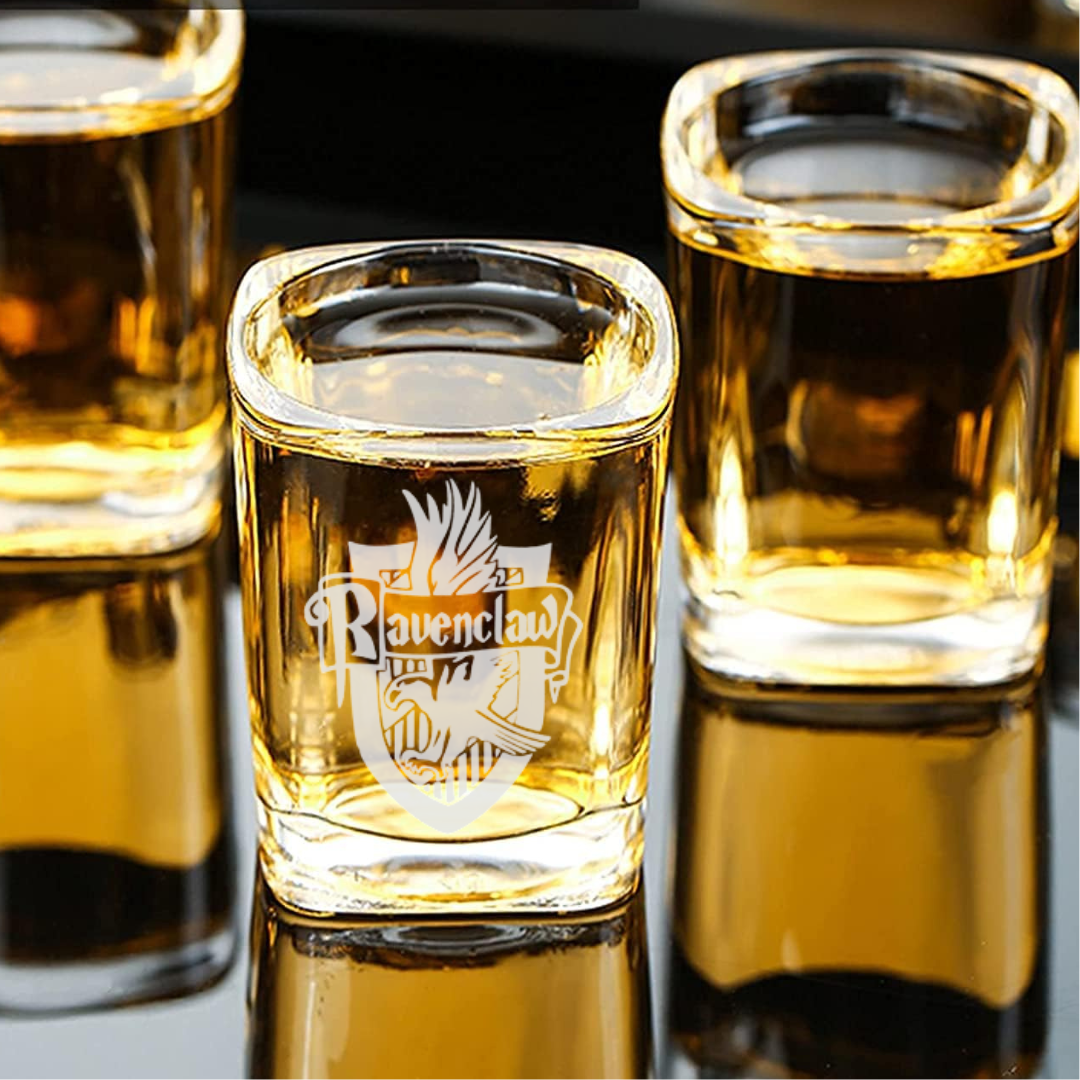Harry Potter House Ravenclaw Square Shot Glass – 2.2 oz Capacity