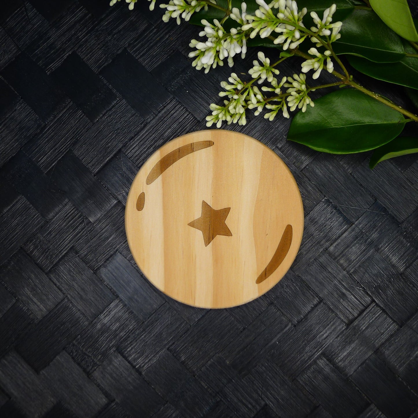 Dragon Ball Z Wooden Coaster Set, Fan Art Anime Brand New Laser Engraved RARE
