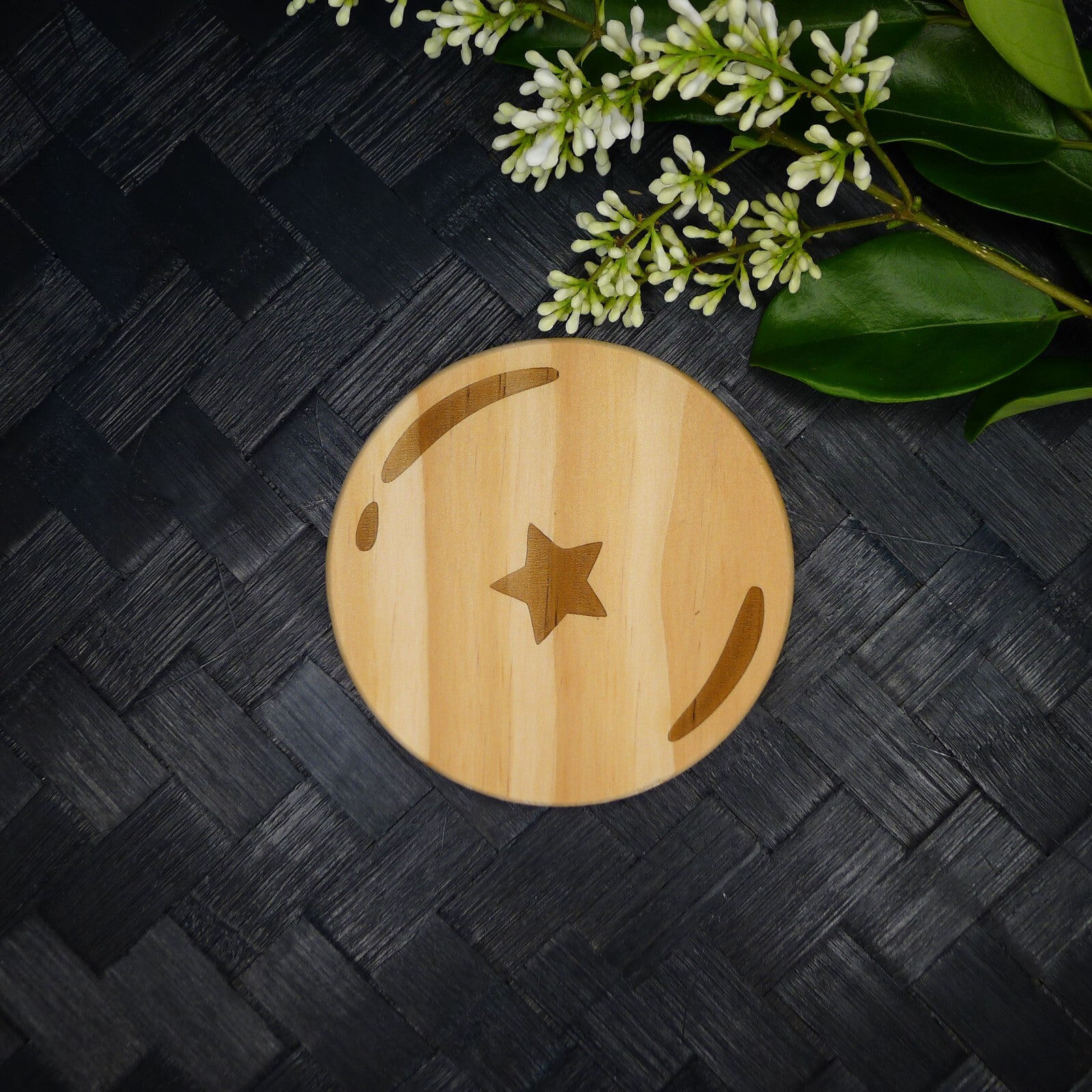 Dragon Ball Z Wooden Coaster Set, Fan Art Anime Brand New Laser Engraved RARE