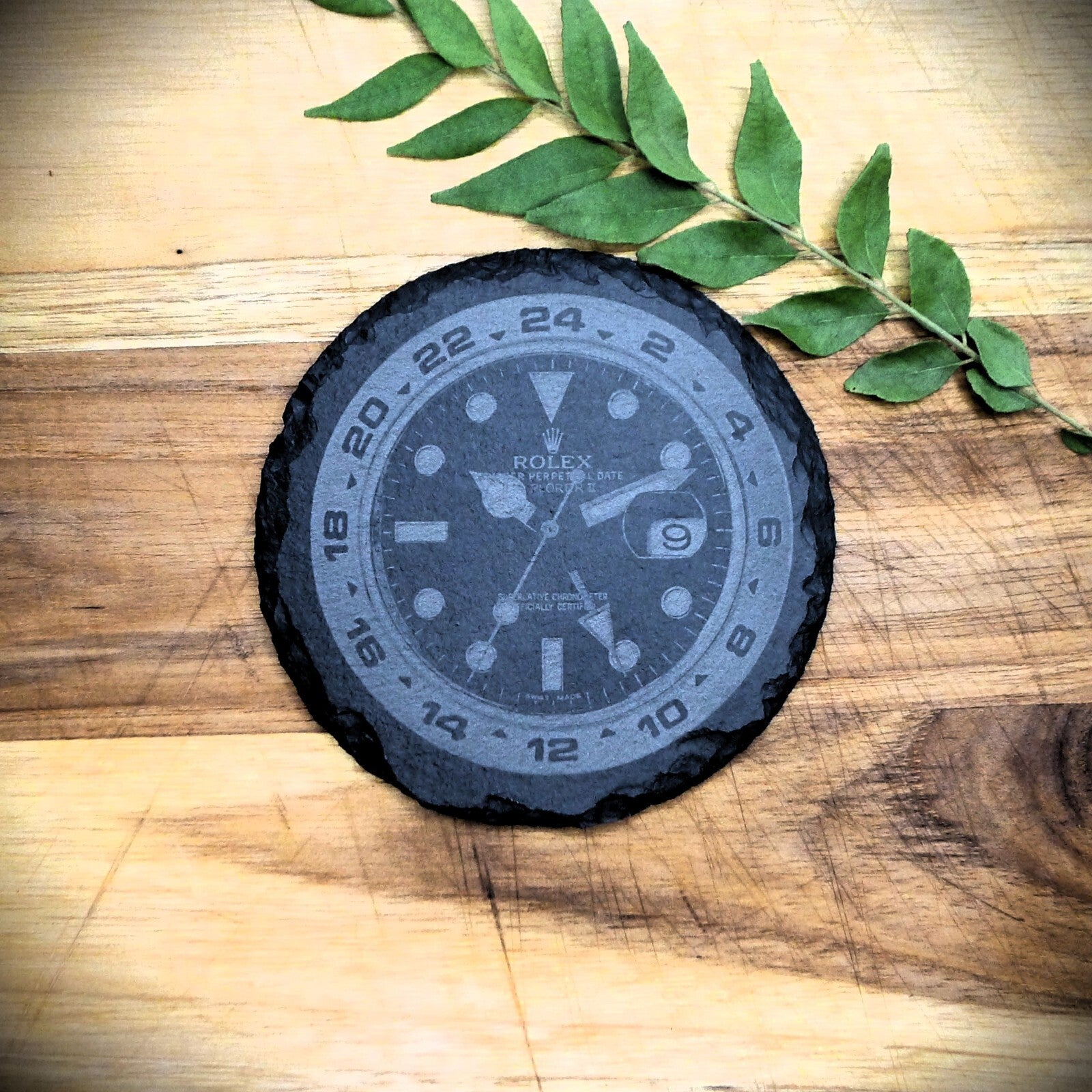 Rolex Explorer II 216570 Slate Coaster Brand New Hand Made Laser Engraved 
