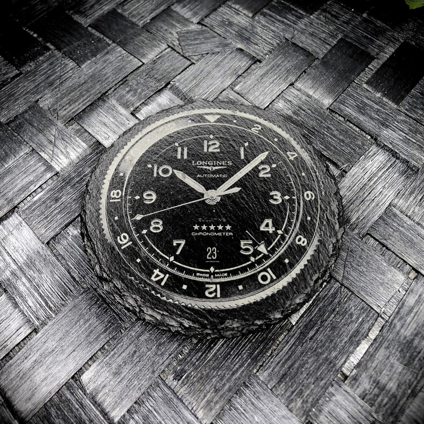 Longines Spirit Zulu Time Slate Coaster Brand New Hand Made Laser Engraved