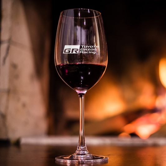 Custom Engraved Gazoo Racing Wine Glass – 12 oz Stemmed Wine Glass