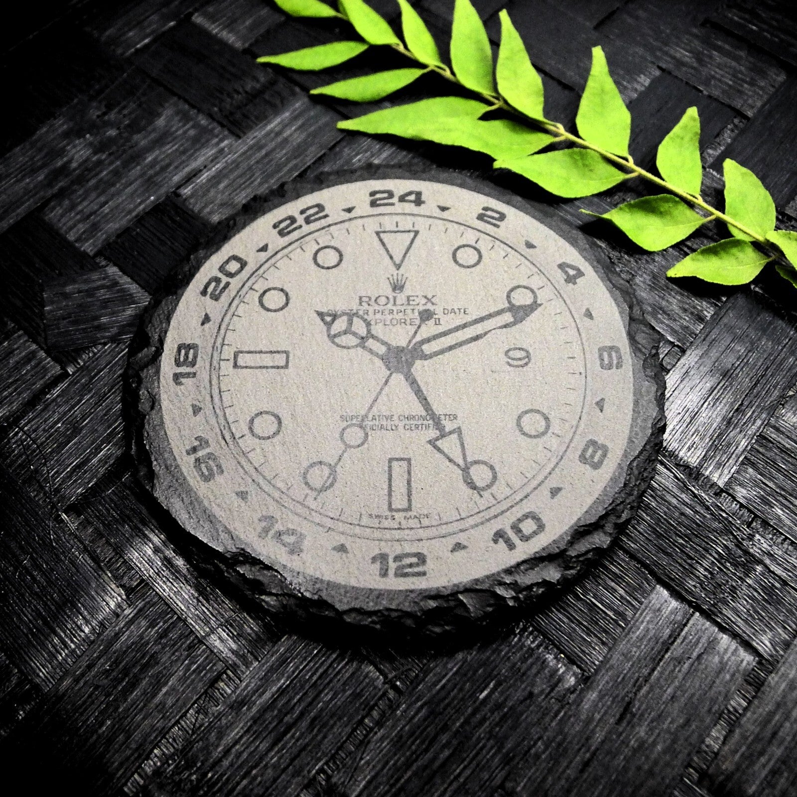 Rolex Polar Explorer II 216570  Slate Coaster Brand New Hand Made Laser Engraved