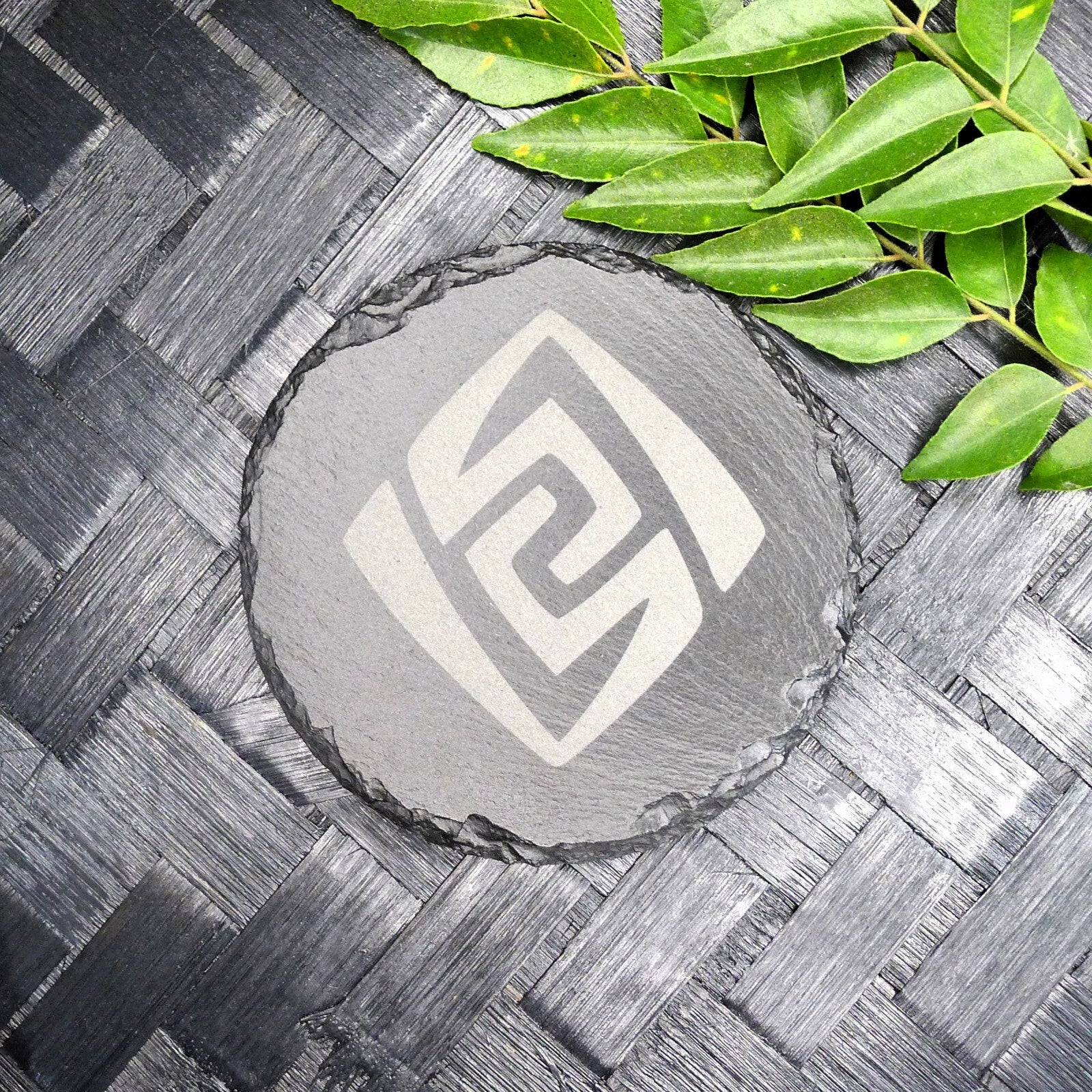 Genshin Impact Archon Slate Coaster Set of 8 Elemental Inspired Gaming Gear