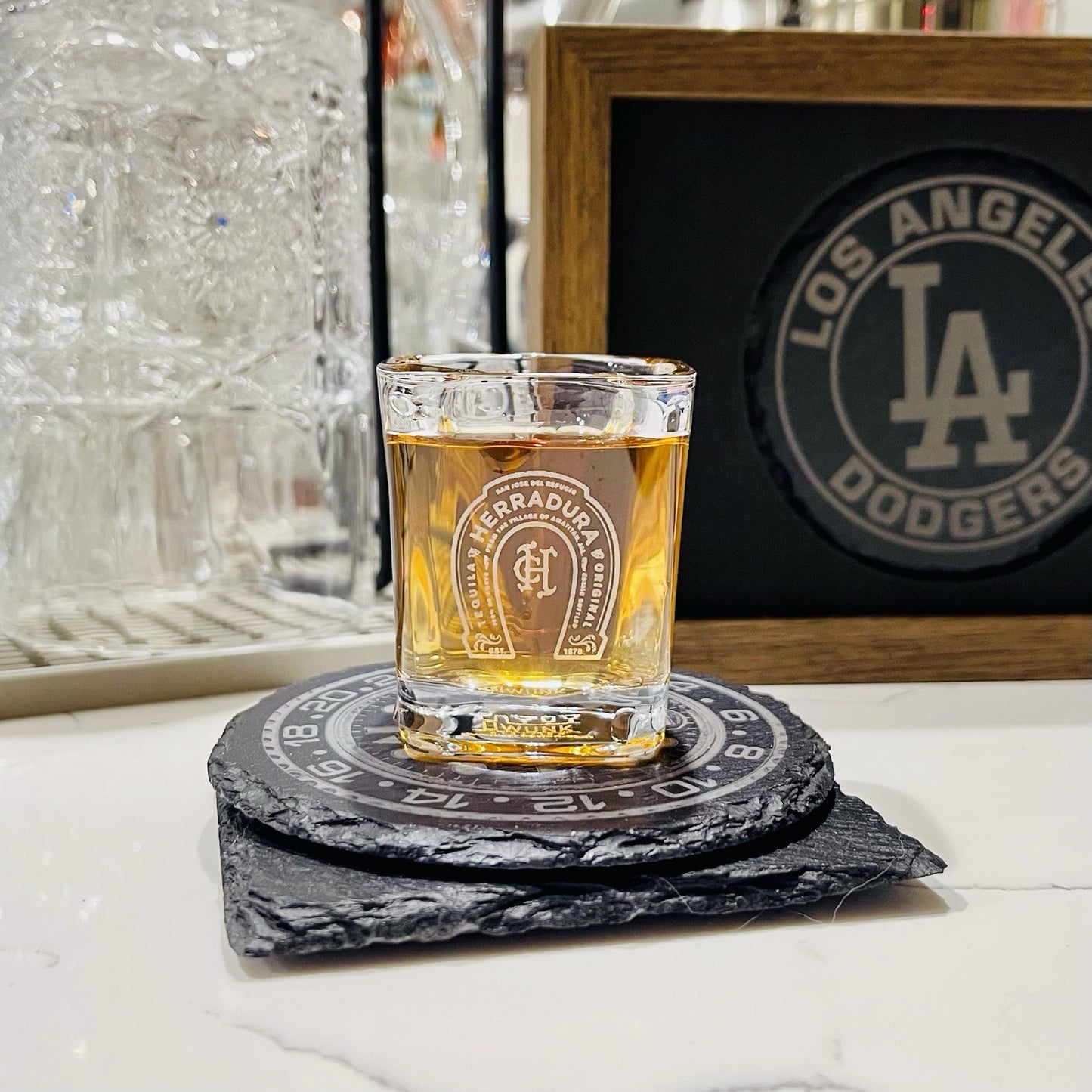 Custom Engraved Herradura Tequila Shot Glass – 2.2 oz Capacity NEW