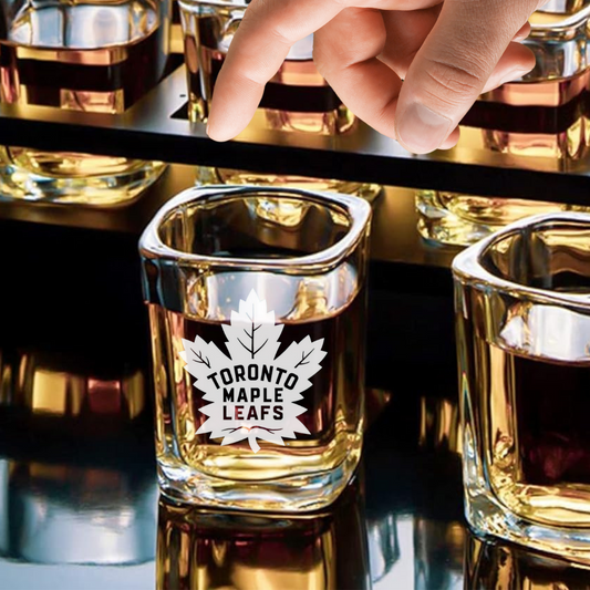 Custom Engraved Toronto Maple Leafs Shot Glass – 2.2 oz Square Shot Glass