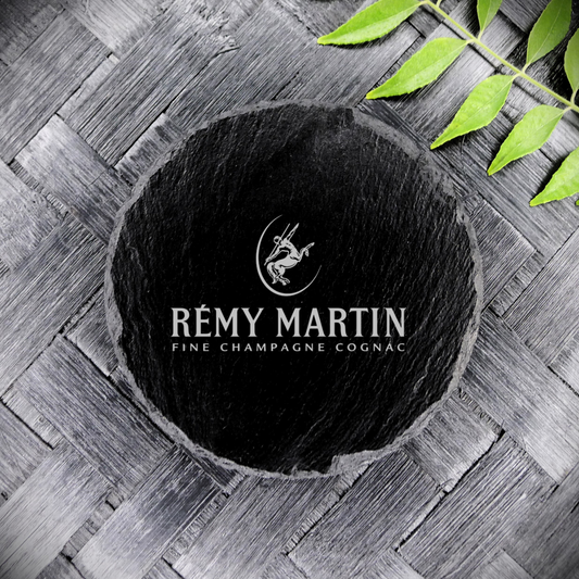 Remy Martin Slate Coaster Brand New Handcrafted Laser Engraved Round
