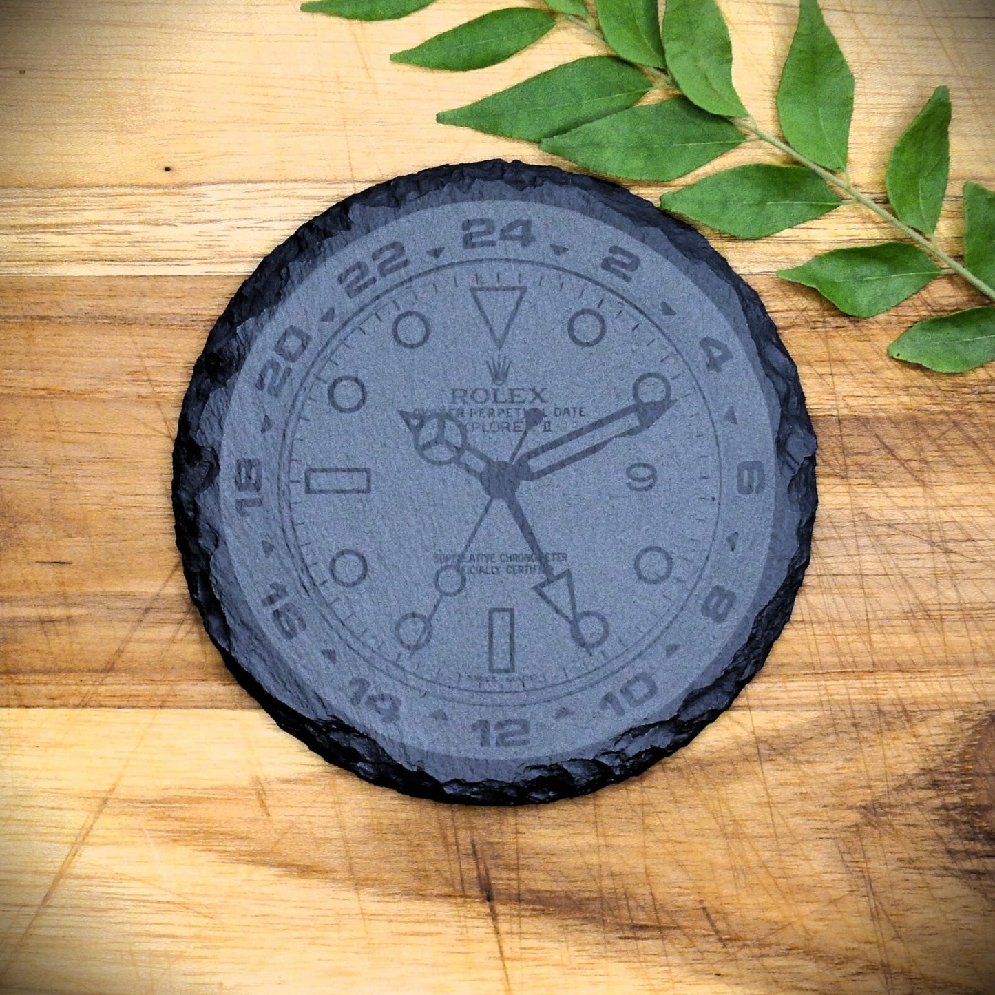 Rolex Polar Explorer II 216570  Slate Coaster Brand New Hand Made Laser Engraved