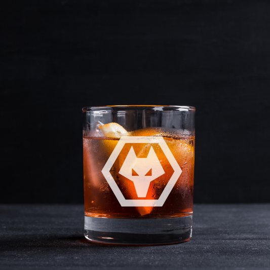 Custom Engraved Wolverhampton Whiskey Glass – 11 oz Standard Rocks Glass NEW
