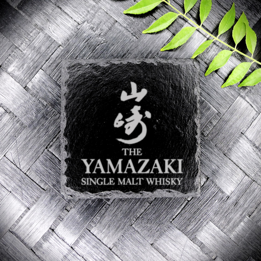 Yamazaki Japanese Whisky Slate Coaster Brand New Handcrafted Laser Engraved