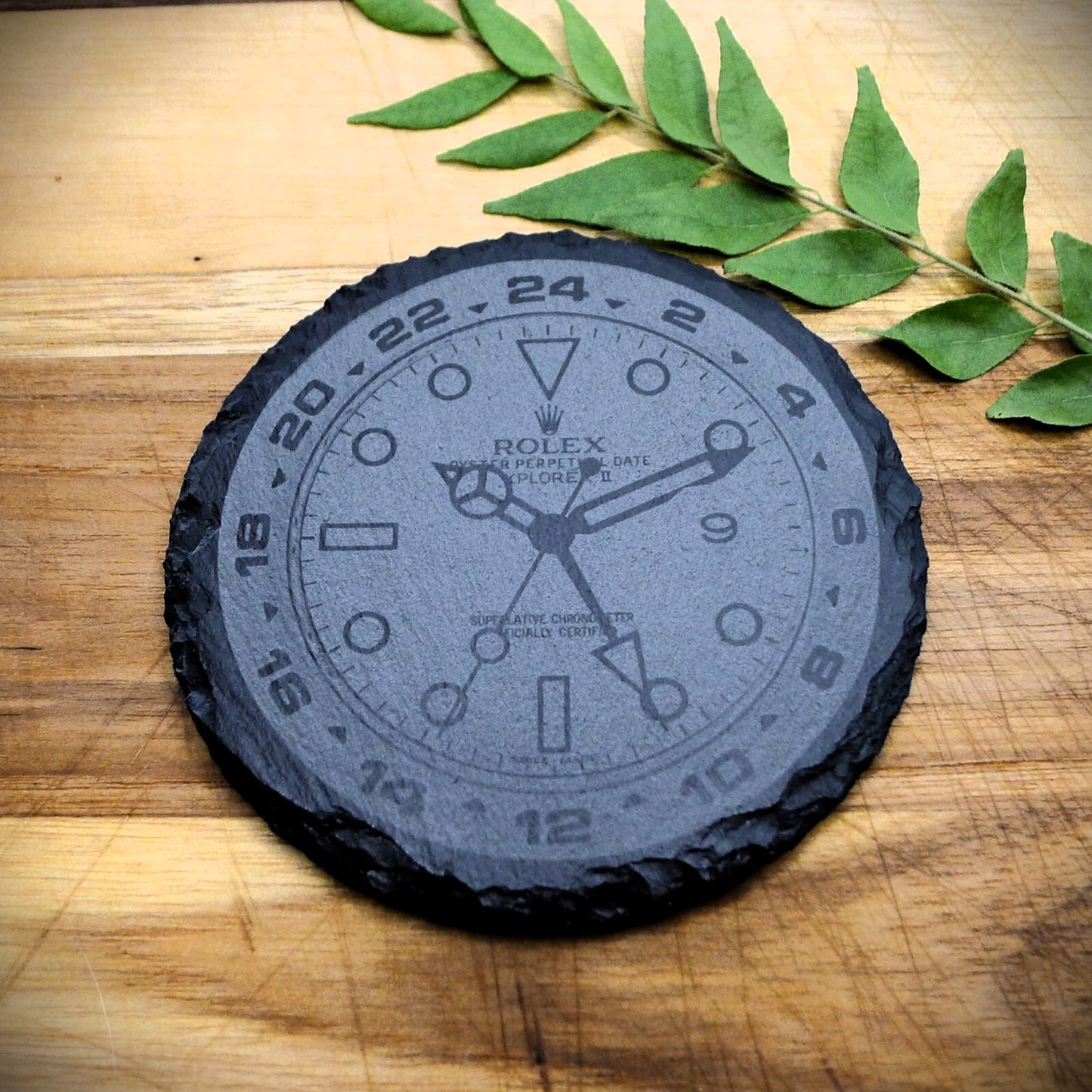 Rolex Polar Explorer II 216570  Slate Coaster Brand New Hand Made Laser Engraved