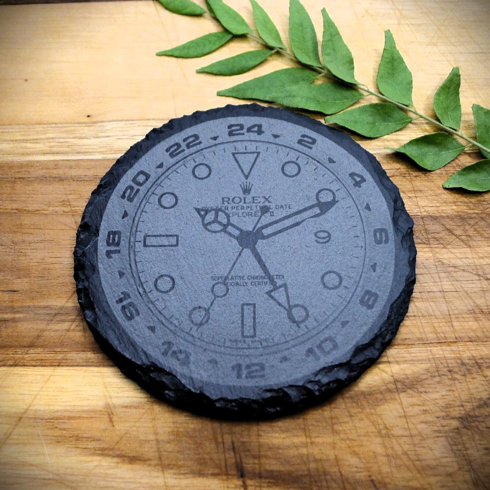 Rolex Polar Explorer II 216570  Slate Coaster Brand New Hand Made Laser Engraved
