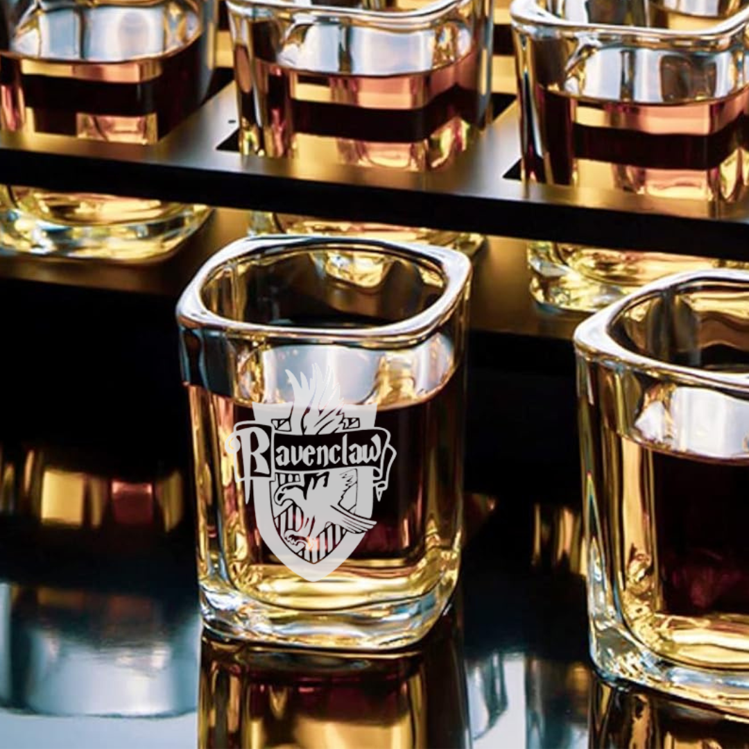 Harry Potter House Ravenclaw Square Shot Glass – 2.2 oz Capacity