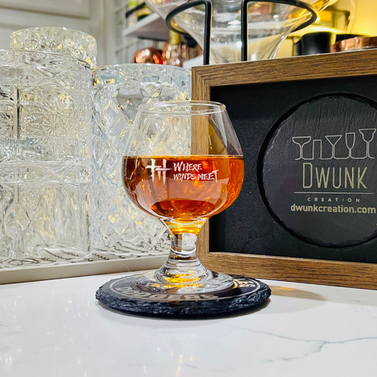 Custom Engraved Where Winds Meet Whiskey Tasting Glass – 5 oz Snifter