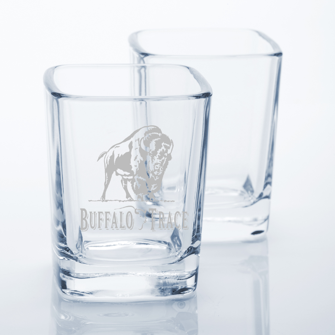 Custom Engraved Buffalo Trace Shot Glass – 2.2 oz Capacity NEW