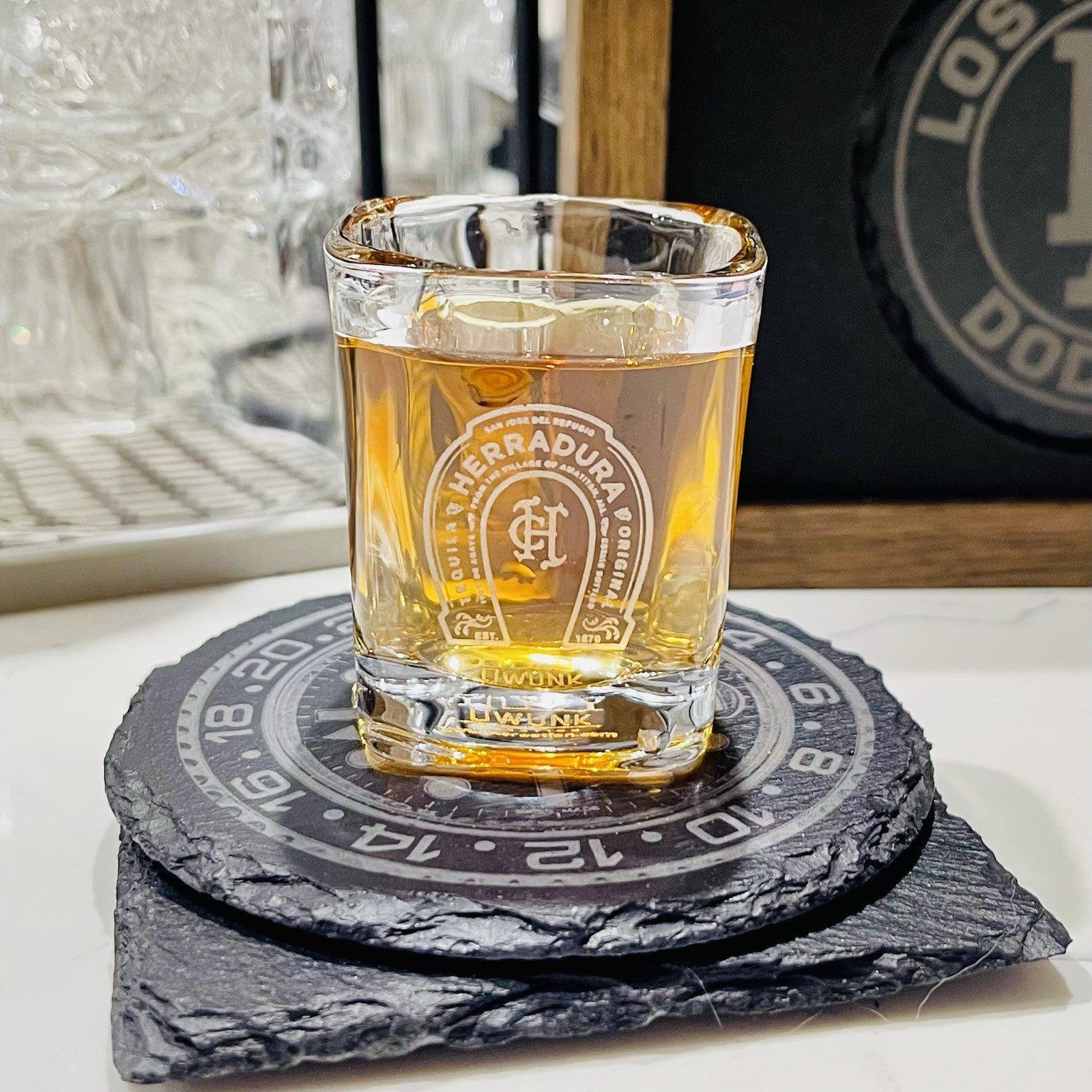 Custom Engraved Herradura Tequila Shot Glass – 2.2 oz Capacity NEW