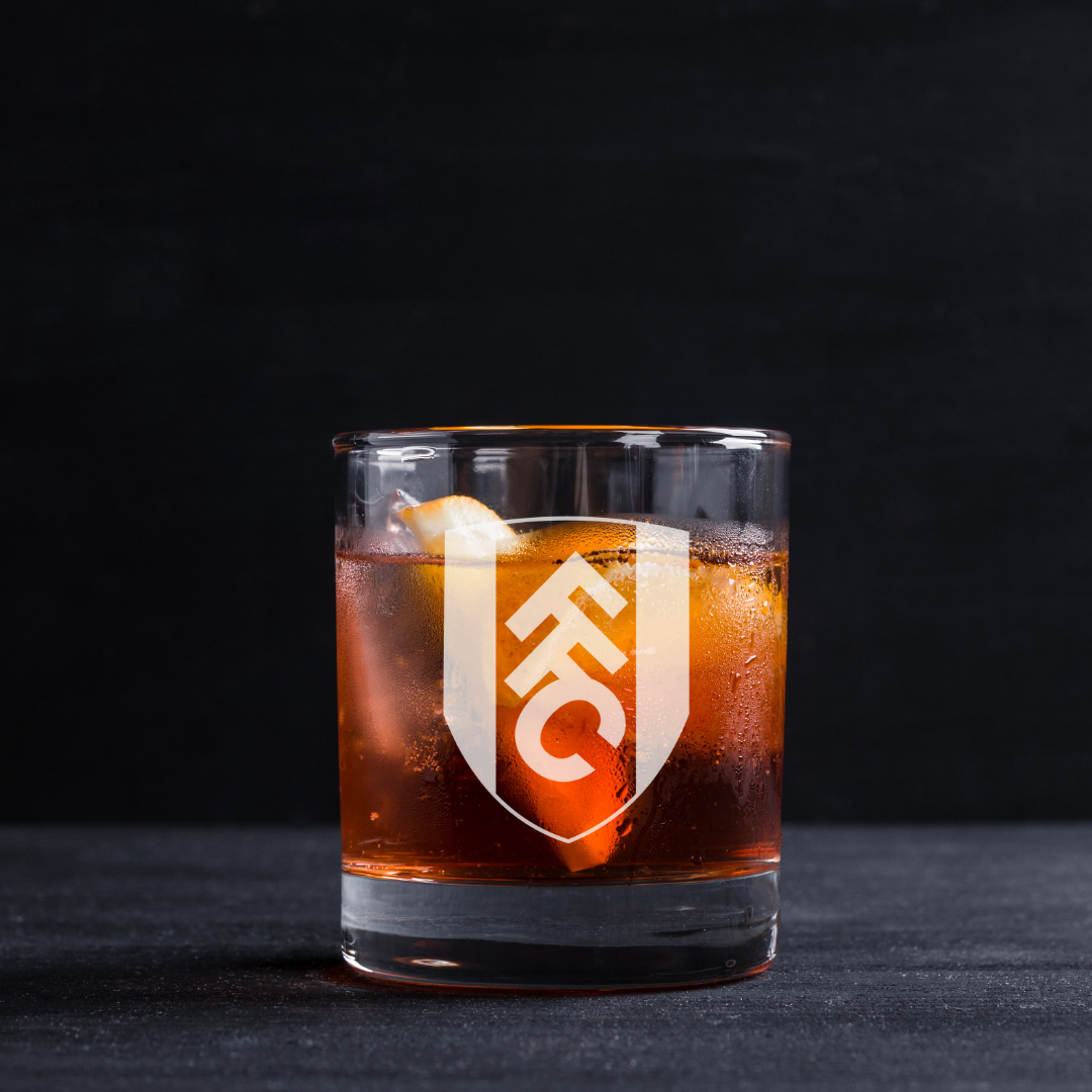 Custom Engraved Fulham Whiskey Glass – 11 oz Standard Rocks Glass  NEW