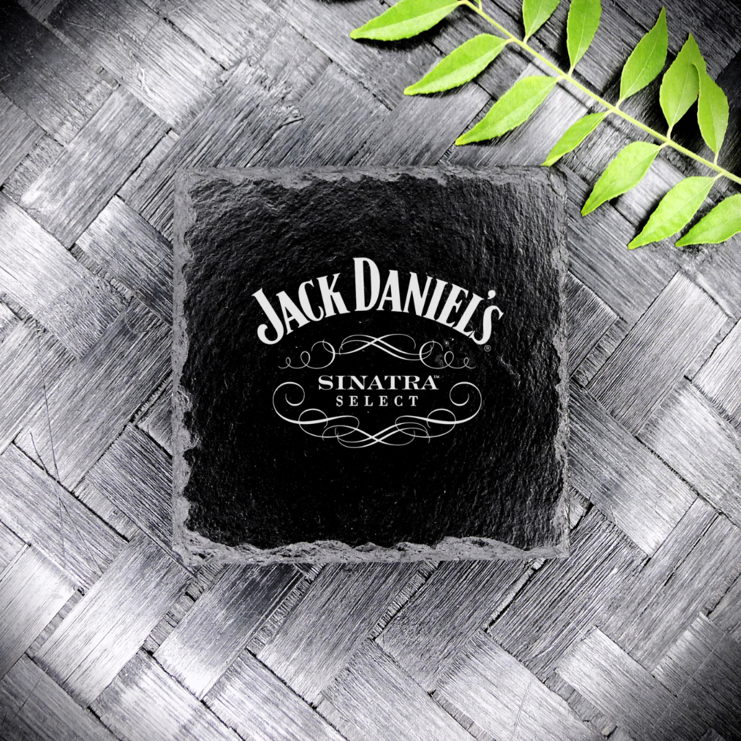Jack Daniels Sinatra Select Slate Coaster Brand New Handcrafted Laser Engraved
