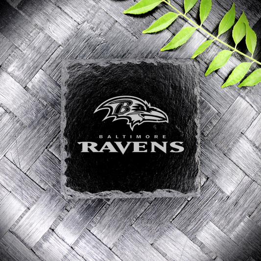 Baltimore Ravens Slate Coaster – Square